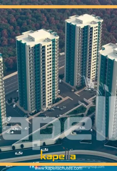 Kapella garbage chute installation at Qaiwan City Towers in IRAQ, main photograph
