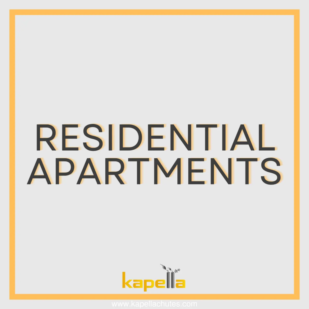 تركيب مجرى النفايات من Kapella في مشروع Residential Apartments في U.S.A.، الصورة الرئيسية