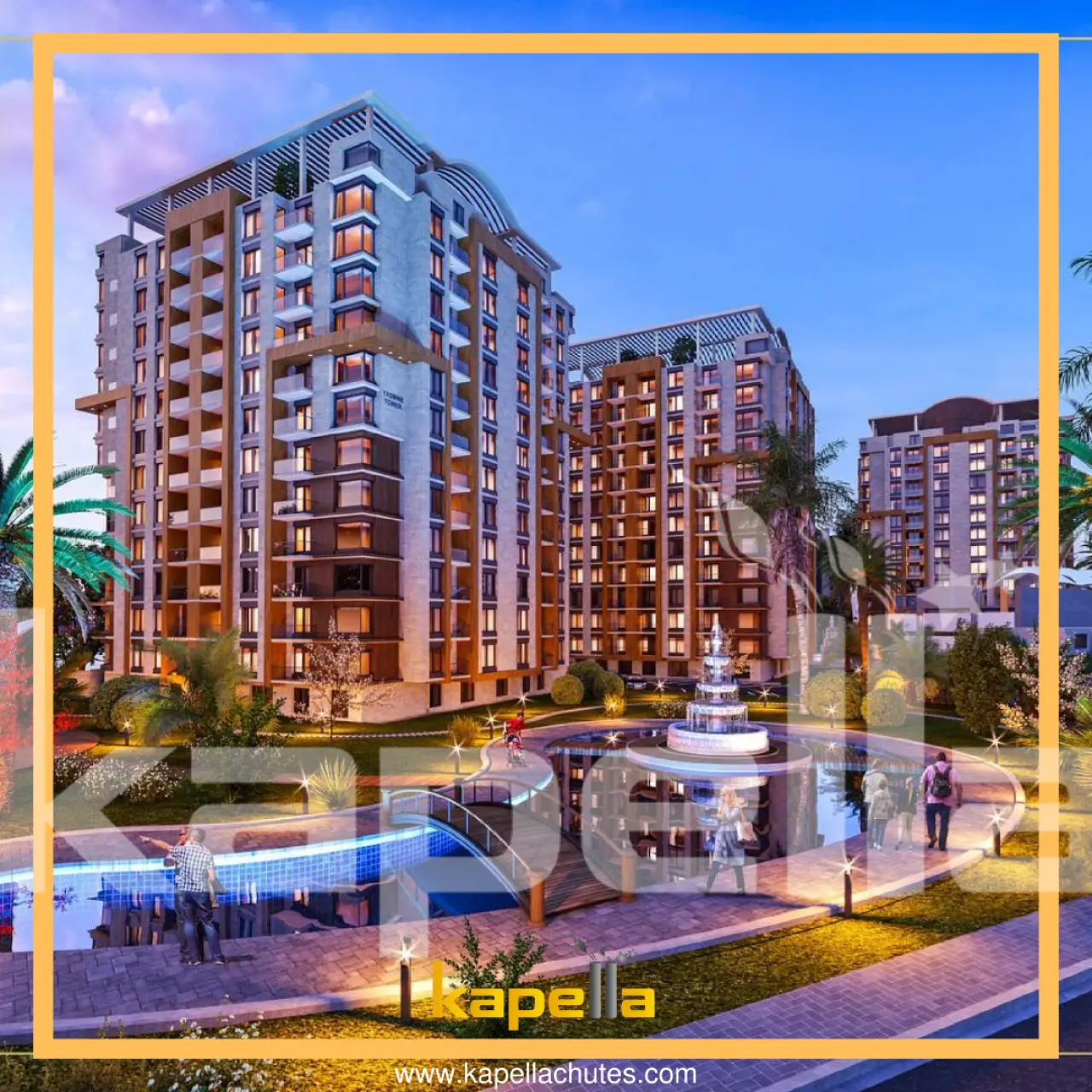 تركيب مجرى النفايات من Kapella في مشروع Otayfia Residences في IRAQ، الصورة الرئيسية