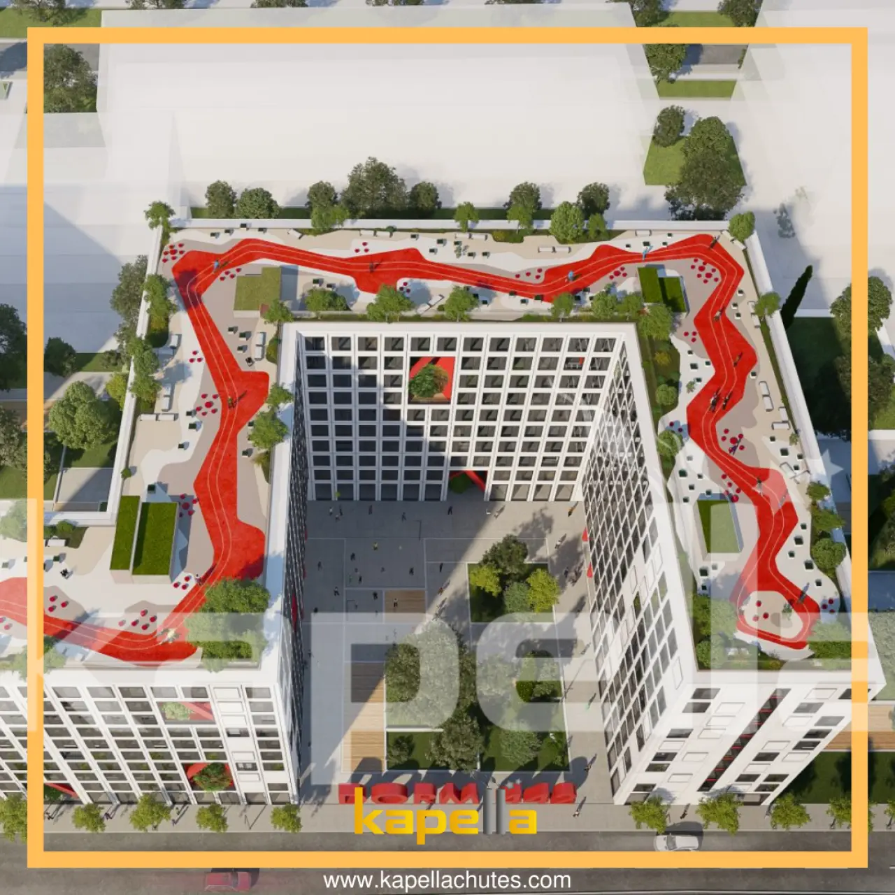 تركيب مجرى إعادة التدوير من Kapella في مشروع Student Dormitory في ALBANIA، الصورة الرئيسية