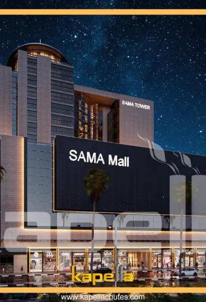 Kapella garbage chute installation at Sama Mall in PALESTINE, main photograph