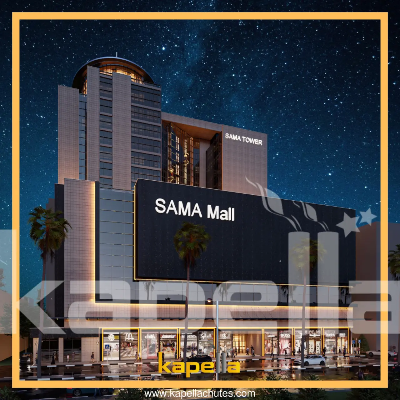 تركيب مجرى النفايات من Kapella في مشروع Sama Mall في PALESTINE، الصورة الرئيسية
