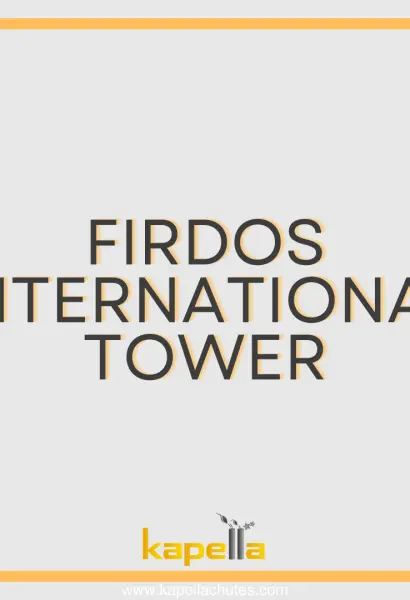 Kapella garbage chute installation at Firdos International Tower in IRAQ, main photograph