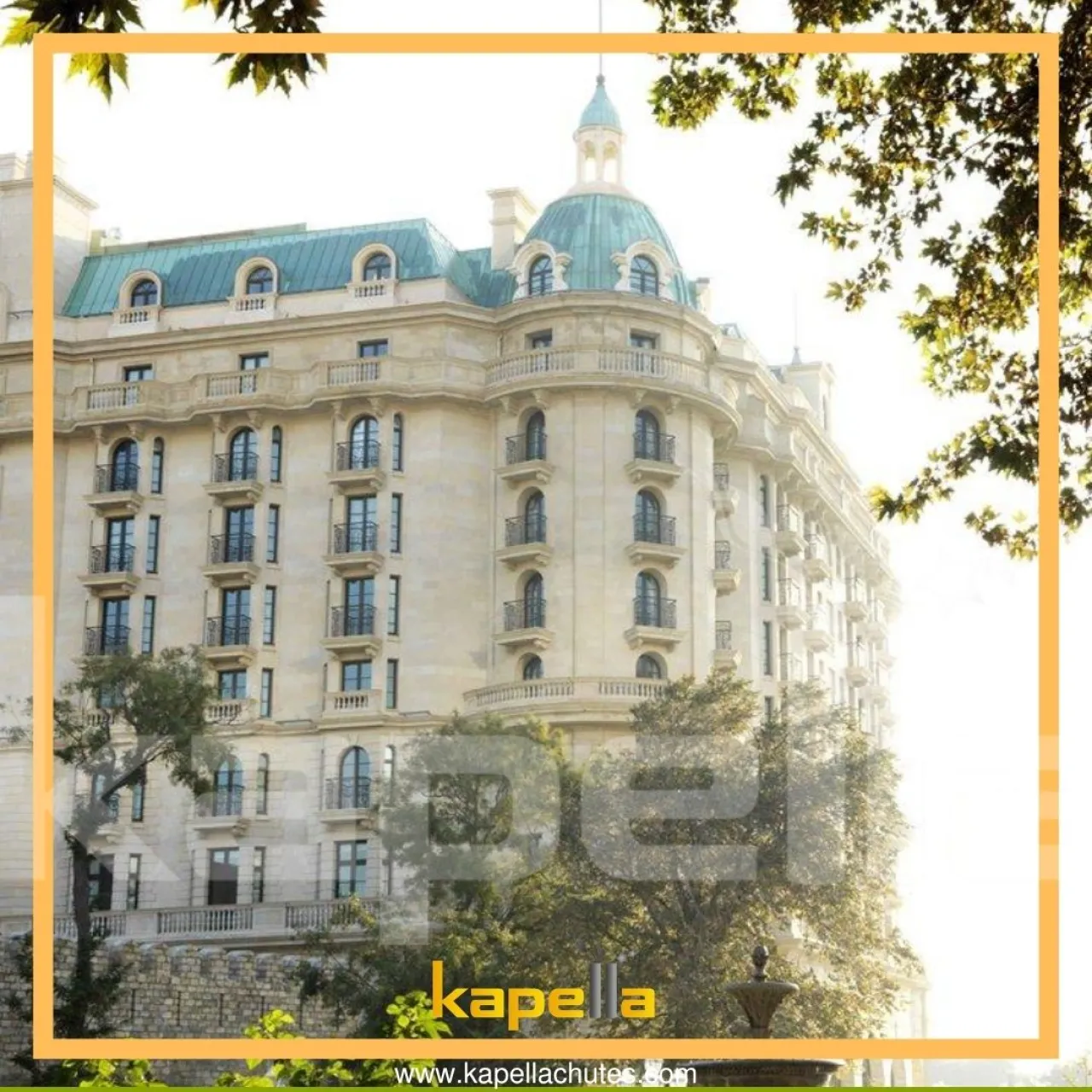 Kapella garbage chute installation at 4 Seasons Hotel in AZERBAIJAN, main photograph