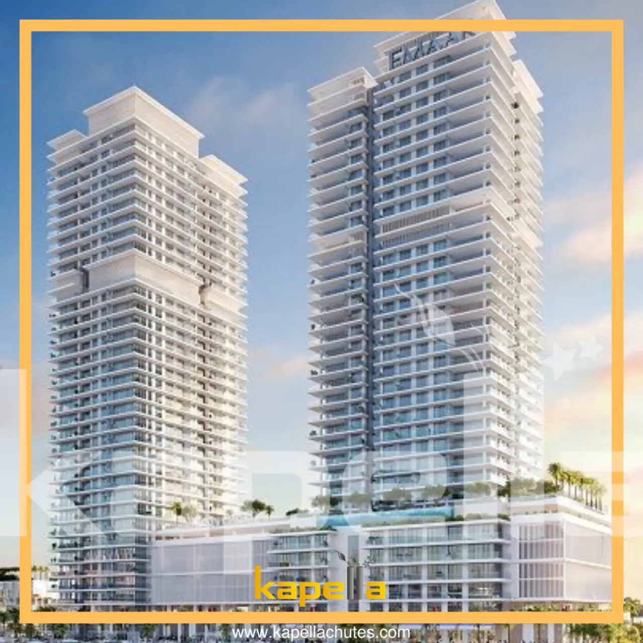 Монтаж мусоропровод Kapella на объекте Beachfront Sunrise Bay в DUBAI, основное фото