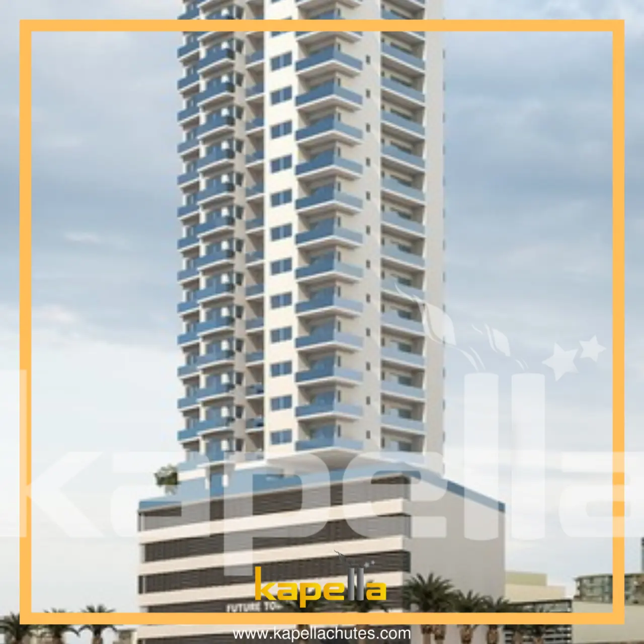 تركيب مجرى النفايات من Kapella في مشروع Future Residential Tower في BAHRAIN، الصورة الرئيسية