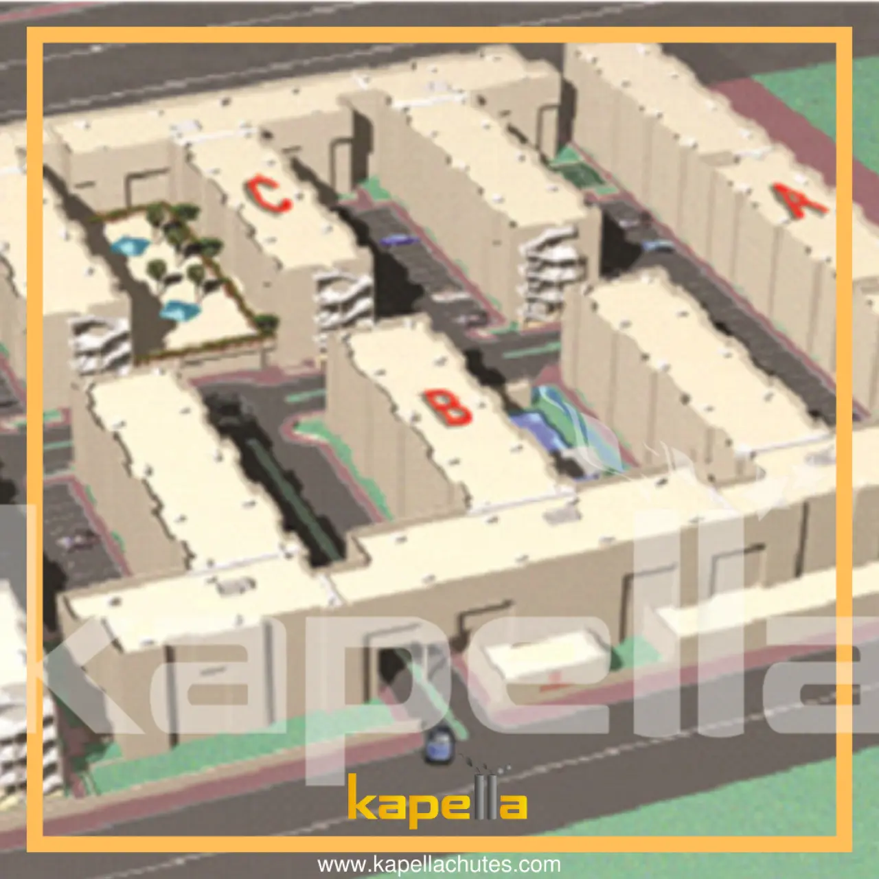 تركيب مجرى النفايات من Kapella في مشروع Emirates Buildings في DUBAI، الصورة الرئيسية