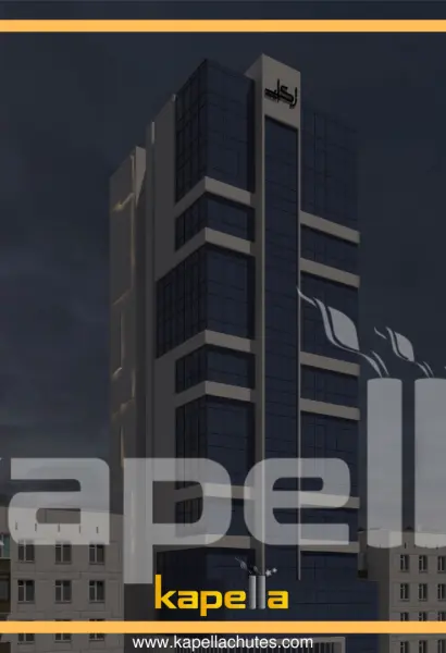 Kapella garbage chute installation at Arkan Clinic Tower in KUWAIT, main photograph