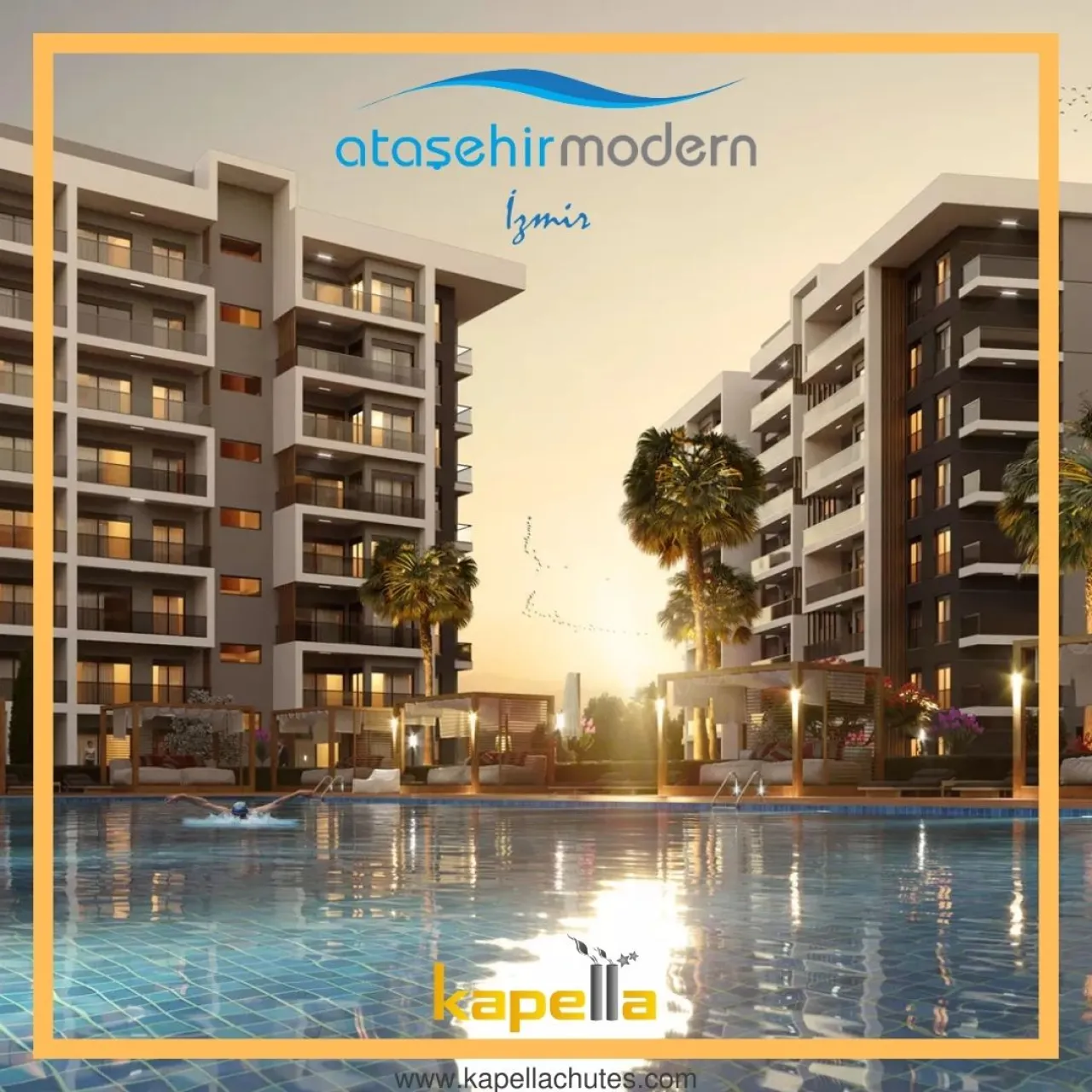 تركيب مجرى النفايات من Kapella في مشروع Atasehir Modern في TÜRKİYE، الصورة الرئيسية
