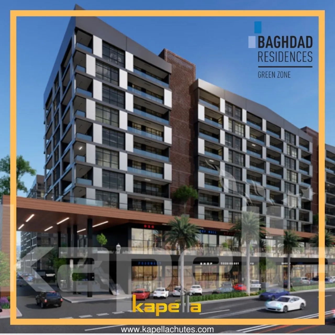 تركيب مجرى النفايات من Kapella في مشروع Baghdad Residences Life Complex في IRAQ، الصورة الرئيسية