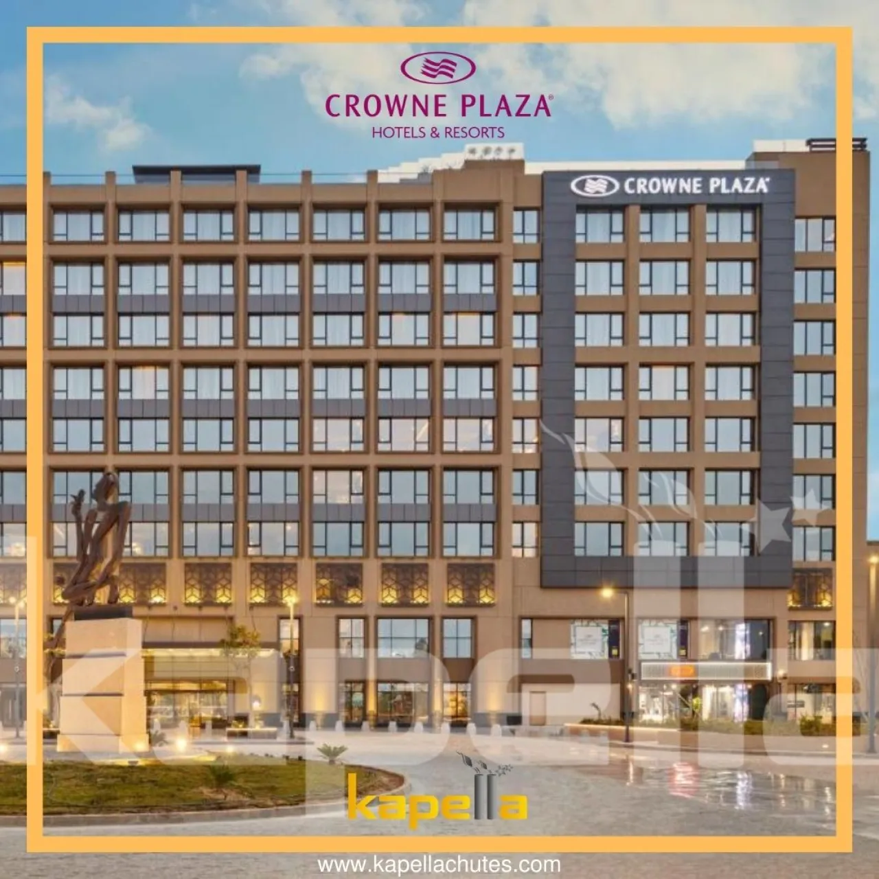 Монтаж бельепровод Kapella на объекте Crowne Plaza Hotel в EGYPT, основное фото