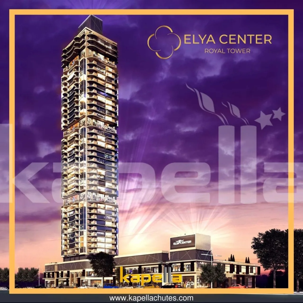 تركيب مجرى إعادة التدوير من Kapella في مشروع Elya Royal Tower في TÜRKİYE، الصورة الرئيسية