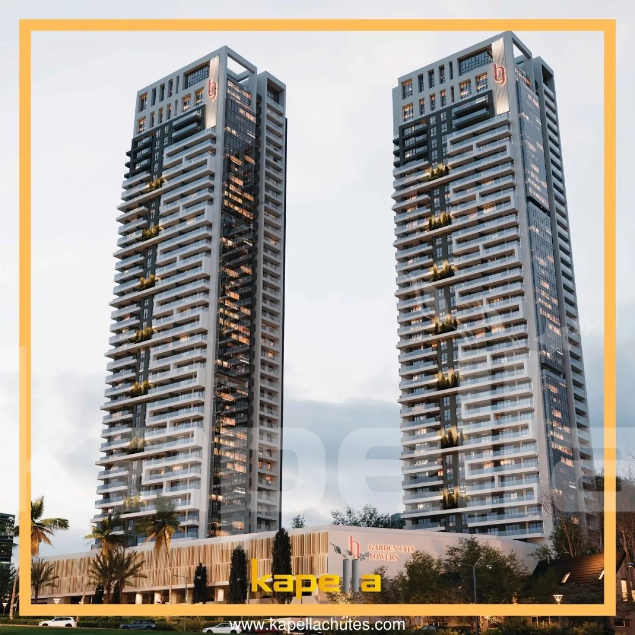 تركيب مجرى النفايات من Kapella في مشروع Garden City Towers في IRAQ، الصورة الرئيسية
