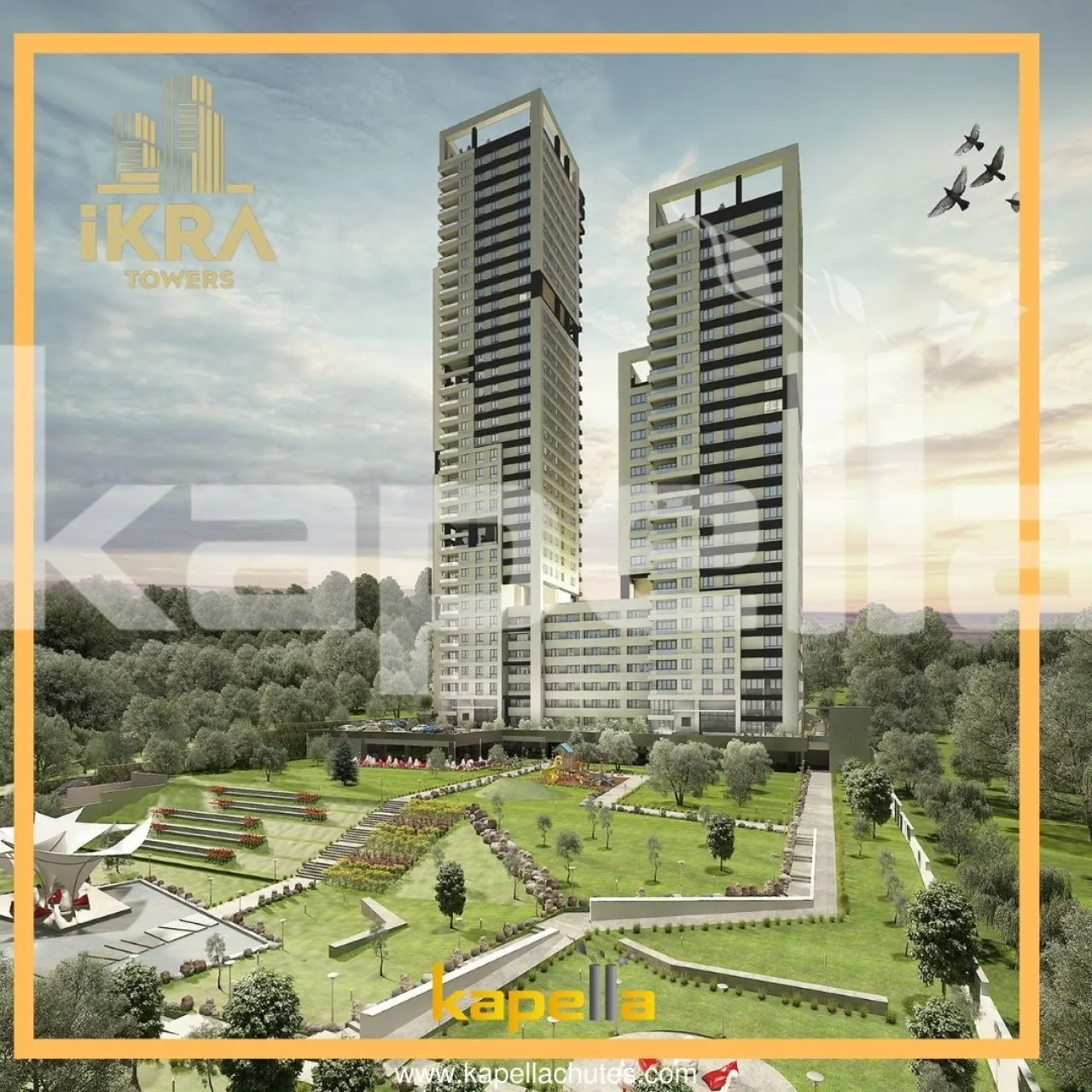 تركيب مجرى النفايات من Kapella في مشروع Ikra Towers في TÜRKİYE، الصورة الرئيسية