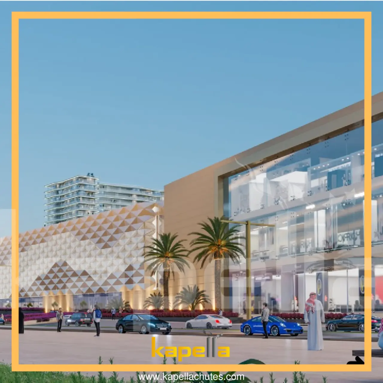 تركيب مجرى النفايات من Kapella في مشروع Iraq Mall في IRAQ، الصورة الرئيسية