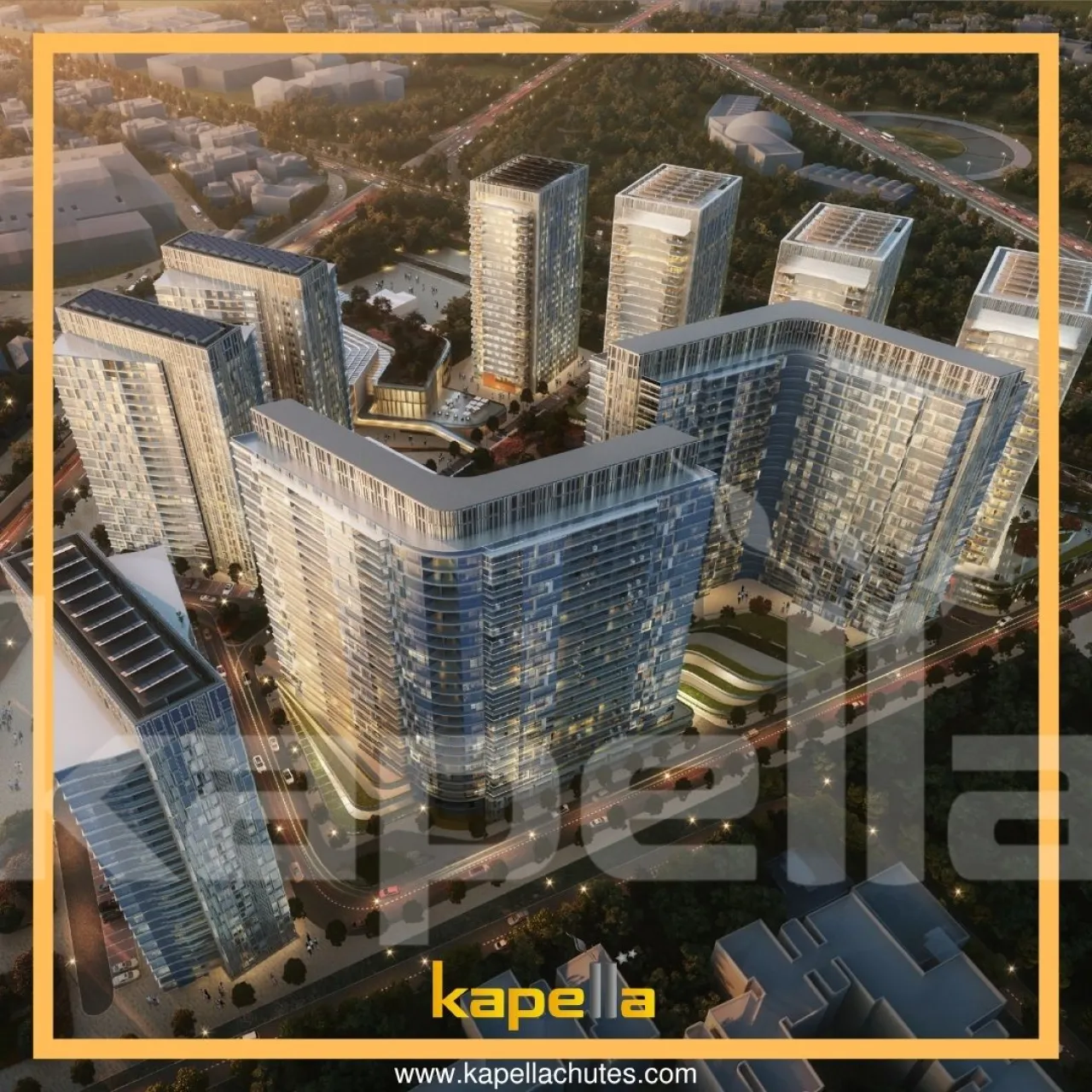 Kapella garbage chute installation at Kaso Towers in IRAQ, main photograph