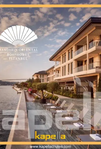 Kapella linen chute installation at Mandarin Bosphorus Hotel in TÜRKİYE, main photograph