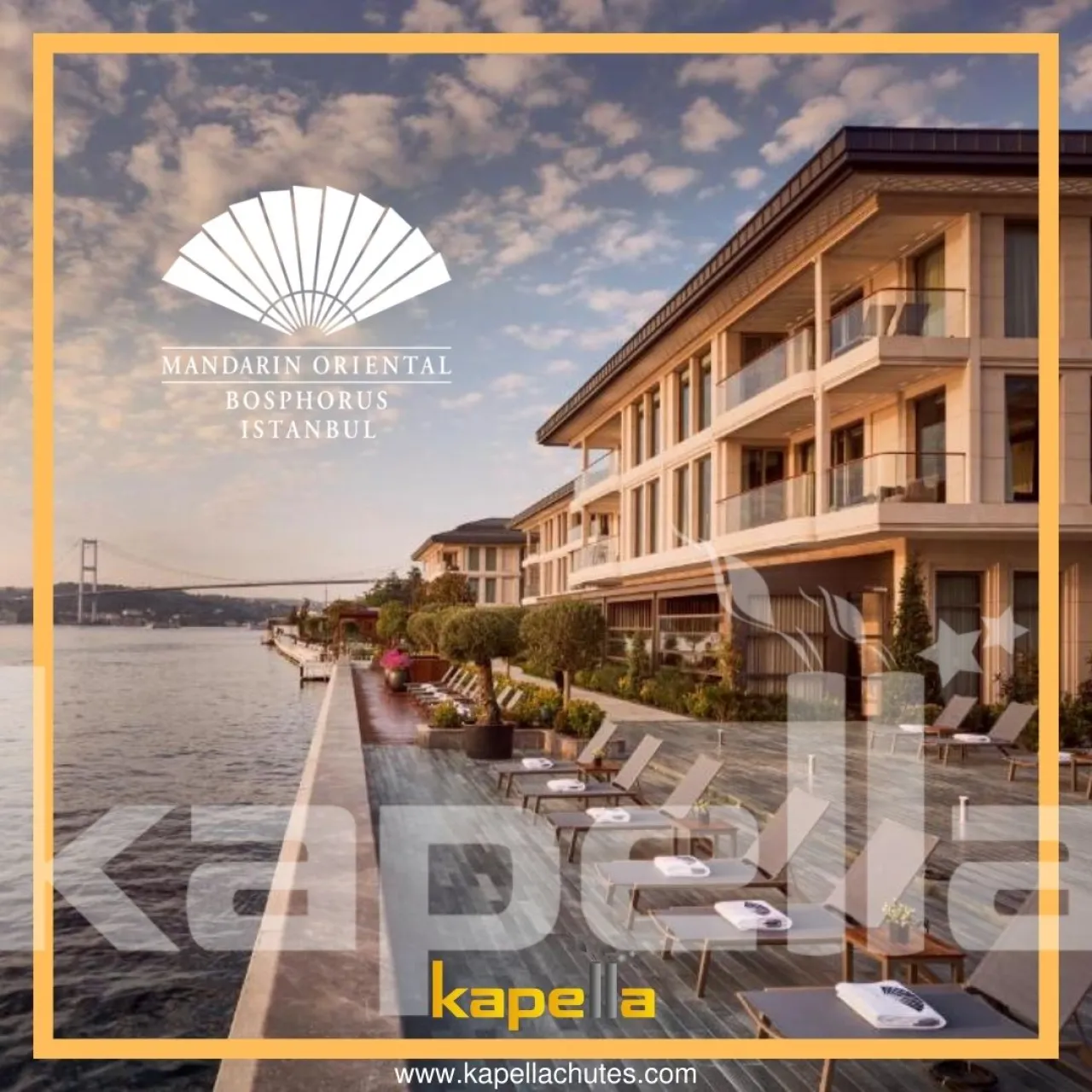 Монтаж бельепровод Kapella на объекте Mandarin Bosphorus Hotel в TÜRKİYE, основное фото
