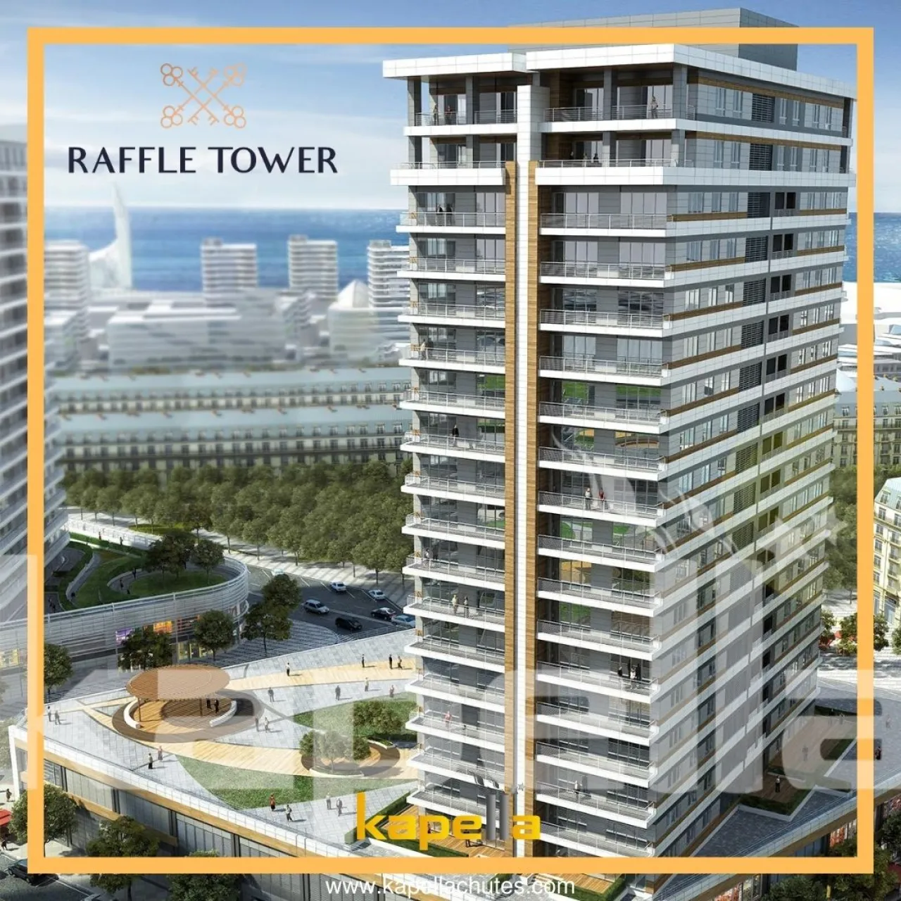 Монтаж мусоропровод Kapella на объекте Raffle Tower в AZERBAIJAN, основное фото