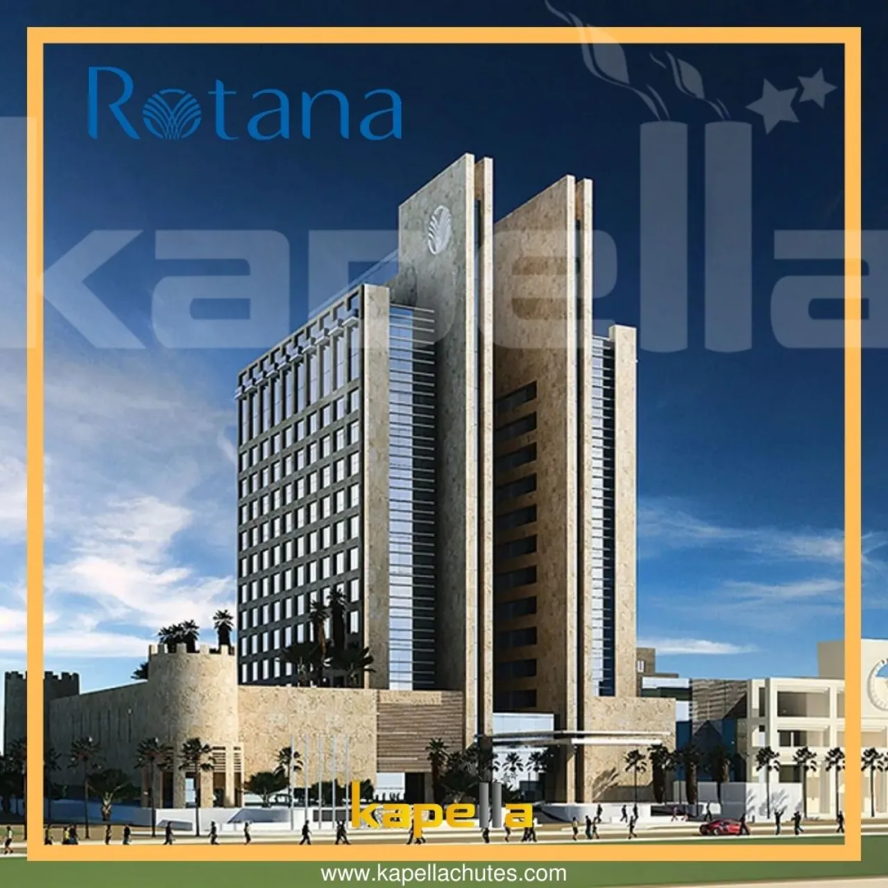 Монтаж бельепровод Kapella на объекте Rotana Hotel в IRAQ, основное фото