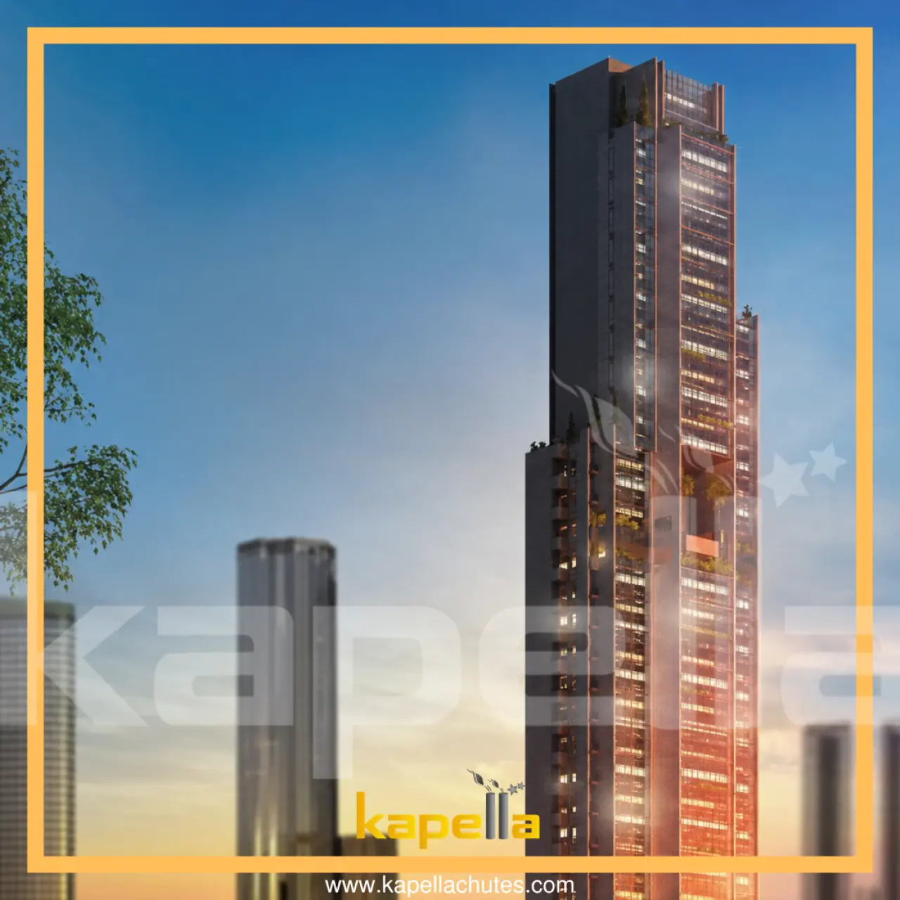 Монтаж мусоропровод Kapella на объекте Afraa Tower в KUWAIT, основное фото