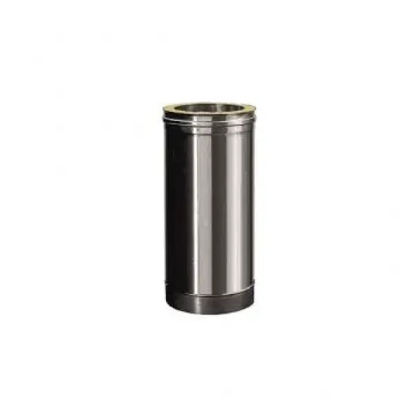 Double Wall Half Straight Pipe Module by Kapella, Double Wall Chimneys system component