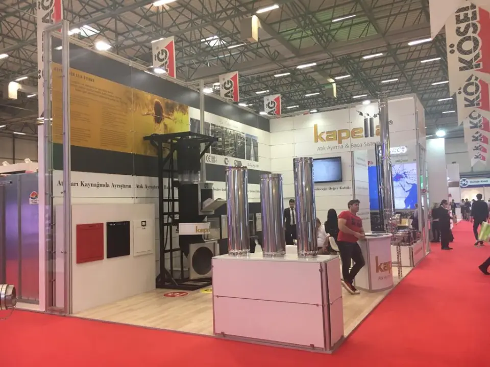 Kapella Chutes booth at Construction Fair - Istanbul 2018