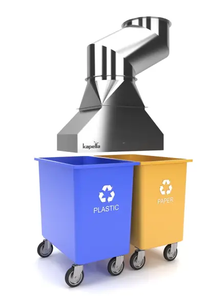 Bi-Sorter Unit by Kapella, Waste Management Equipment system component